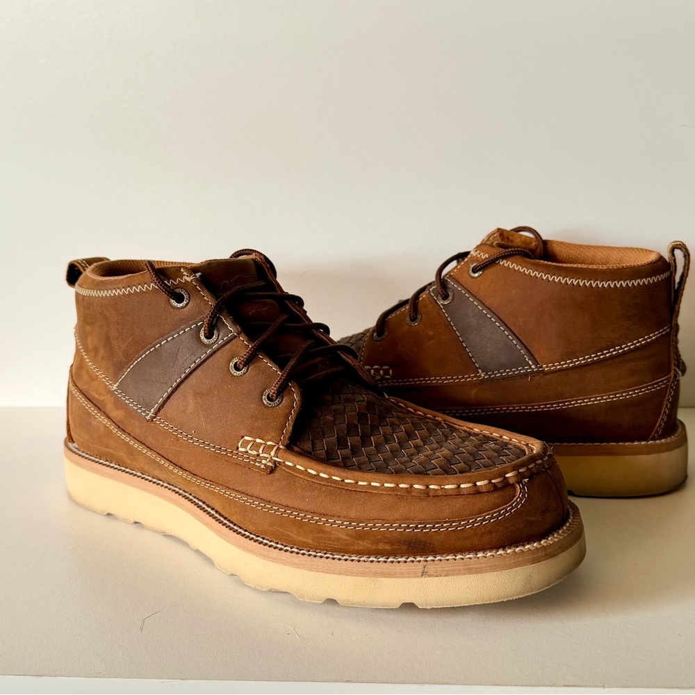 Twisted X Brown Leather Chukka Boots sz 9.5 men’s